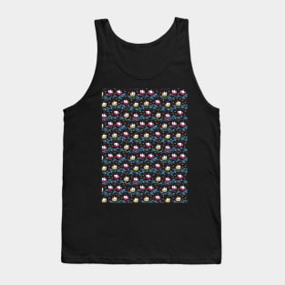 Colorful Sailing Marine Ship Adventure Pattern Tank Top